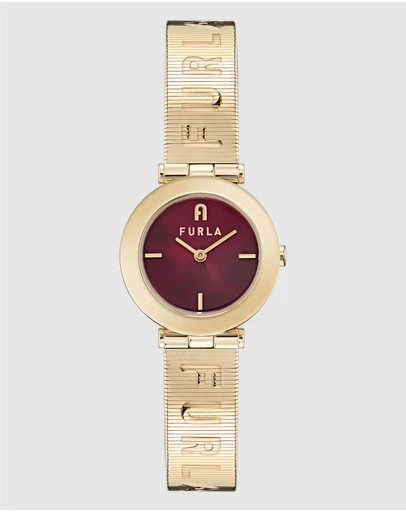 Furla - Piuma Gold-Tone 25mm Bracelet Watch