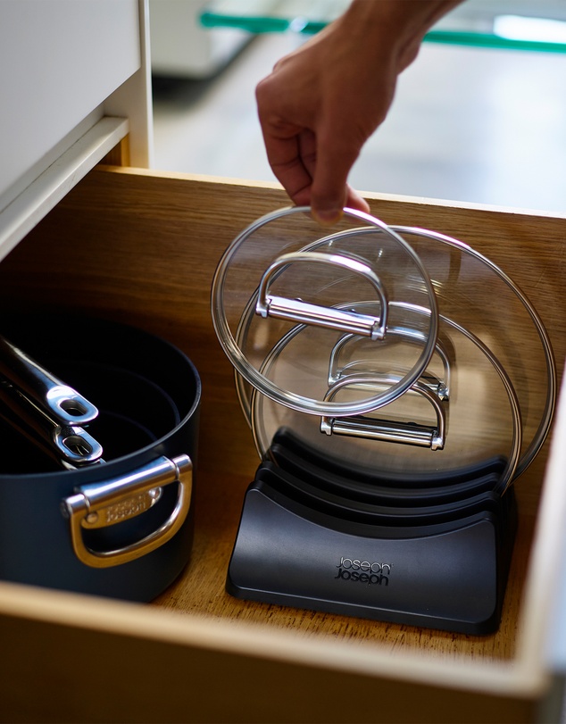 Joseph Joseph - Space 3-Piece Lid Storage Stand for Space Cookware Lids