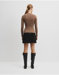 Country Road - Merino Wool Silk Long Sleeve Knit