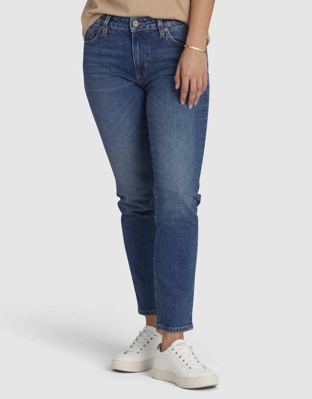 Superdry - Organic Cotton Mid Rise Slim Jeans