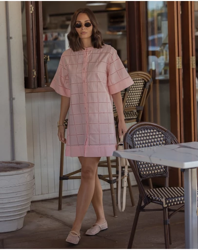 ALEXANDRA - Nova Dress Light Pink
