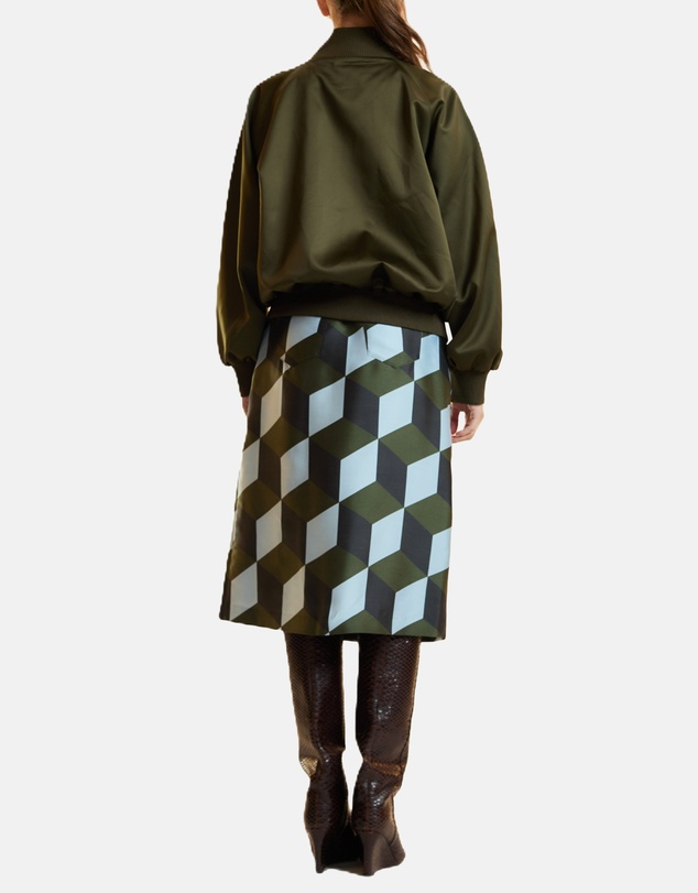 Cynthia Rowley - Satin Bomber Jacket