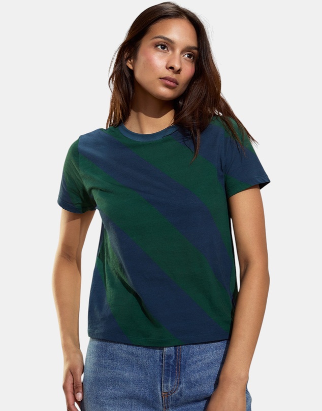 Cynthia Rowley - Diagonal Stripe Tee