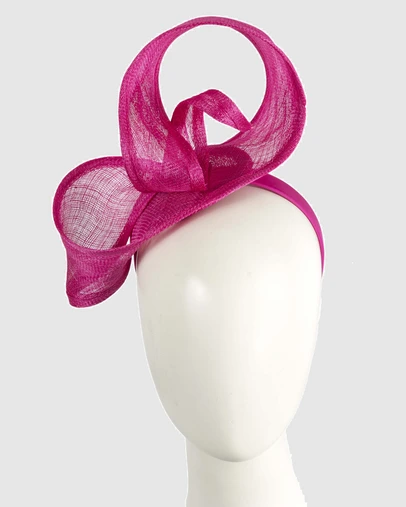 Max Alexander - Tall Sinamay Fascinator Headband