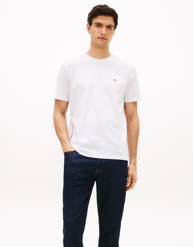 Tommy Hilfiger - Global Stripe Side Seam Jersey T-Shirt