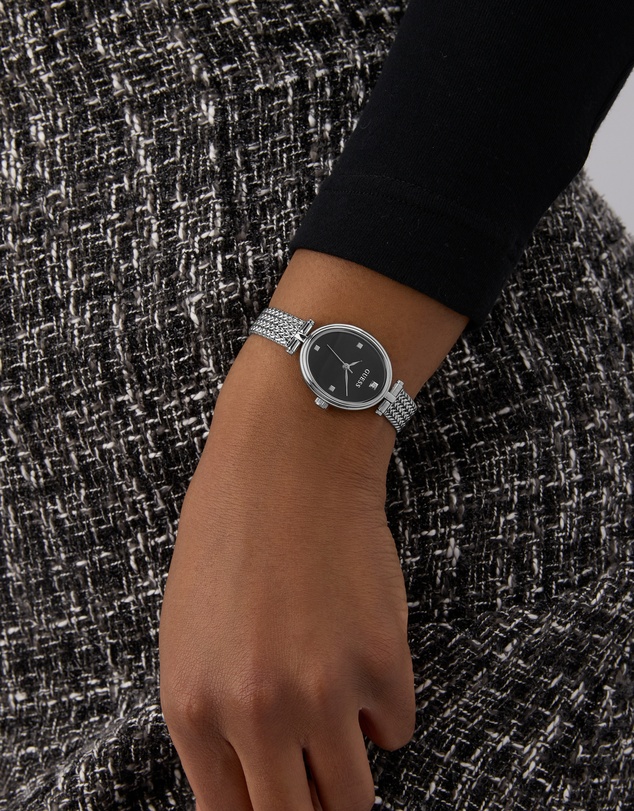 GUESS - Guess Ruby Ladies Silver Tone Analogue Watch