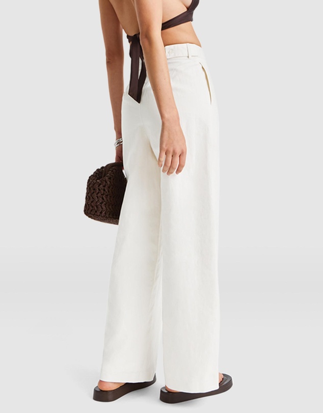 TALA - Wide Leg Linen Trousers