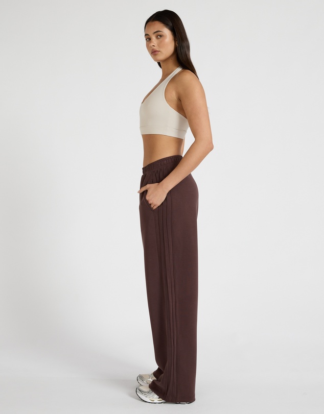 All Fenix - Soft Luxury Pin Tuck Wide Leg Track Pant
