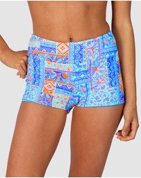 Baku Swimwear - Tulum Extra Firm Beach Short Bikini Bottom