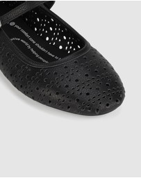 Rollie - Ballet Mary Jane Laser Flat