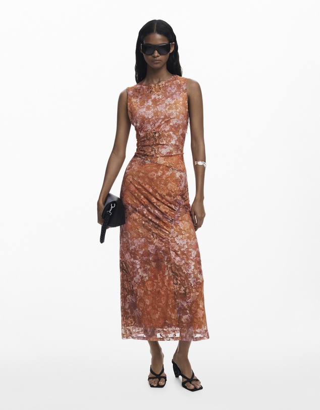 Desigual - Floral draped dress