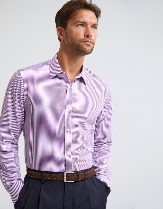 Oxford - Beckton Stripe Slim Fit Luxury Shirt