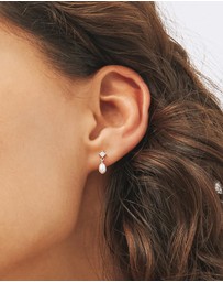 SAINT VALENTINE - Aspen Mini Drop Earrings - Silver