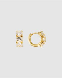 FAIRLEY - White Topaz Huggies