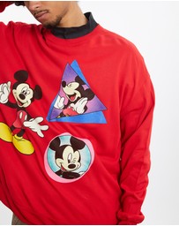 Vintage by The Real Deal - Pre Loved - 90s Disney Mickey Mouse Mock Neck Sweatshirt