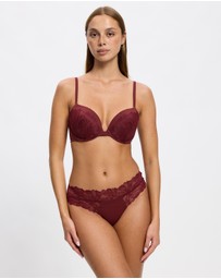 Calvin Klein - Perfectly Fit Lace Push Up Plunge