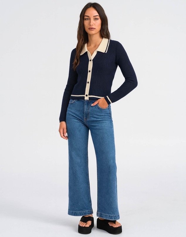 ONLY - Zoe Collared Knit Cardigan