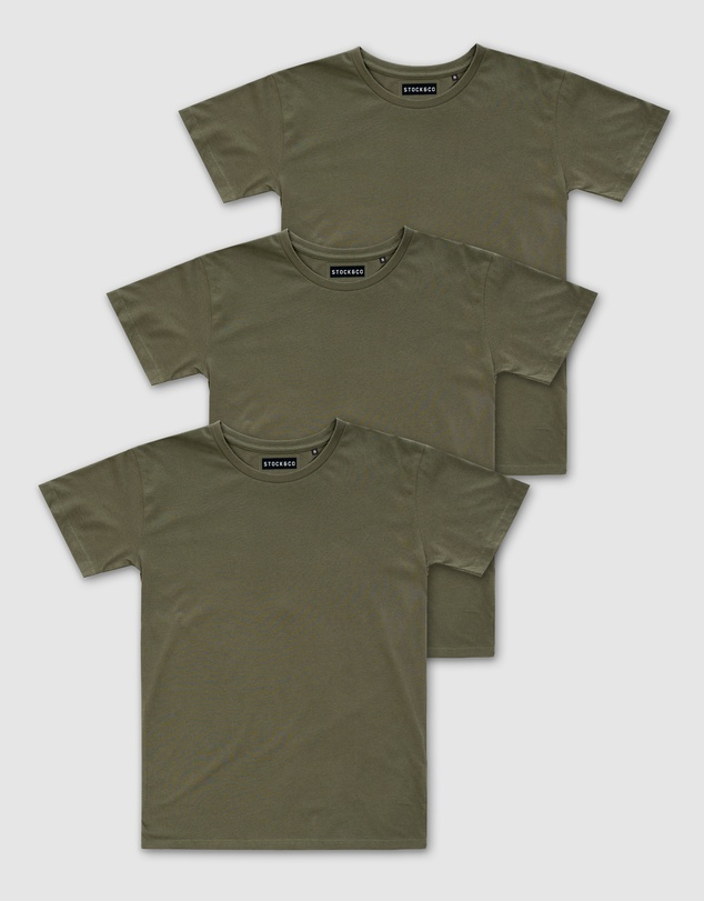Stock & Co. - 3-Pack Stock Tee - Youth