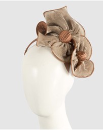 Max Alexander - Tan Racing Fascinator