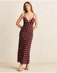 Rhythm - Polka Dot Bias Midi Dress - Iconic Exclusive