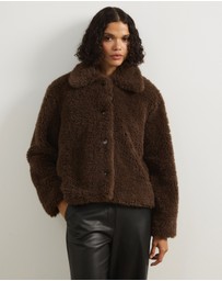 Atmos&Here - Marigold Shearling Jacket
