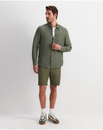 Sportscraft - Linen Long Sleeve Delave Shirt