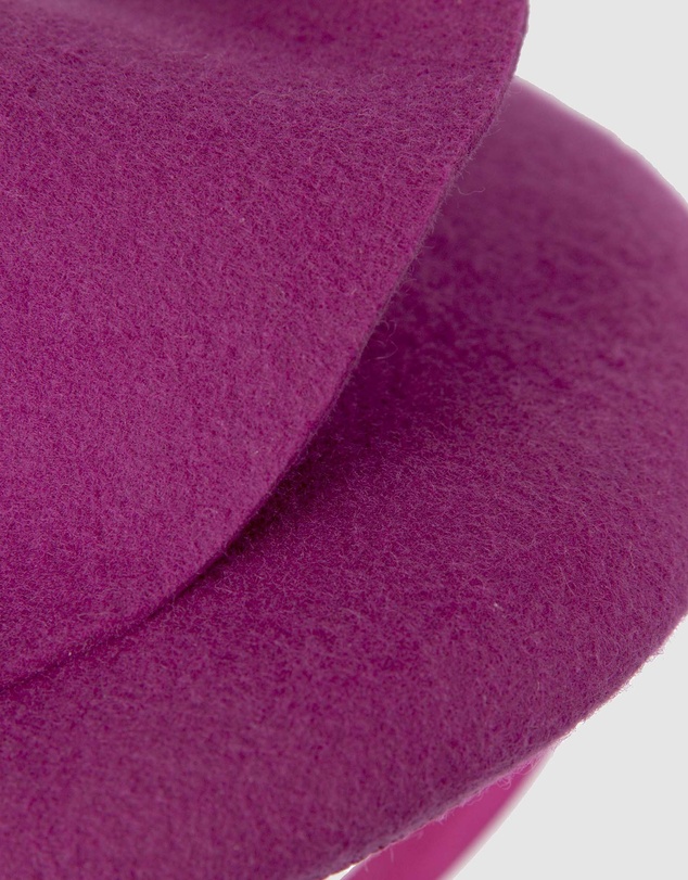 Max Alexander - Felt Winter Fuchsia Pillbox Fascinator