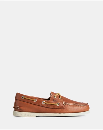 Sperry - Authentic Original 2-Eye Wide Leather Shoes - Men's