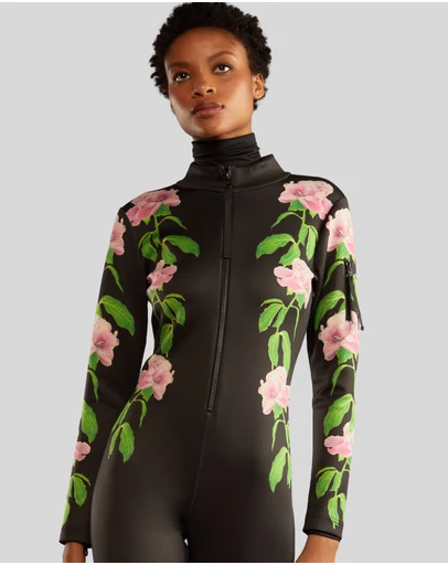 Cynthia Rowley - WATER REPELLENT BONDED SKI JUMPSUIT