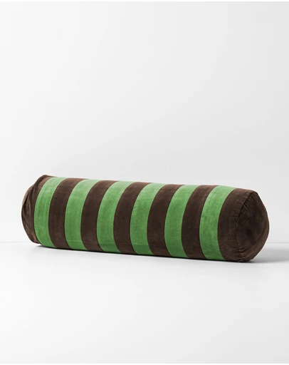 Aura Home - Velvet Stripe Bolster