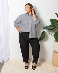 Love Your Wardrobe - Ashleigh Pull-On Suiting Pants