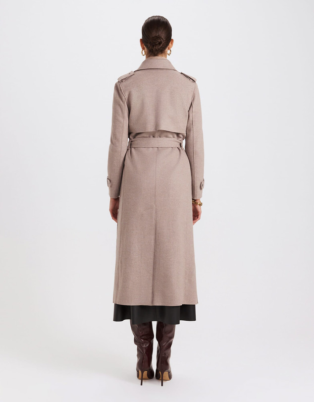 SABA - Karla Wool Longline Trench Coat