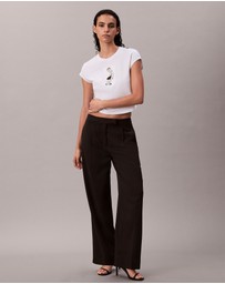 Calvin Klein - Kate Moss Graphic Baby Tee