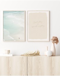 Olive et Oriel - Tallows Art Print