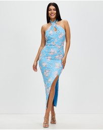 Romance by Honey and Beau - Amalia Cross Over Midi Dress