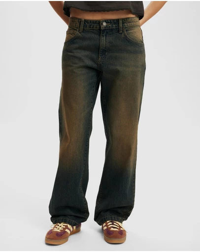 Cotton On - Low Rise Straight Jeans