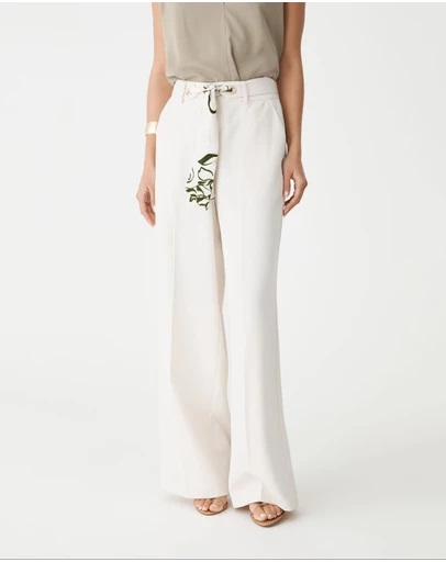 Forcast - Natalie Belted Wide Leg Pants