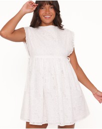 Petal & Pup - Elliott Mini Dress - White
