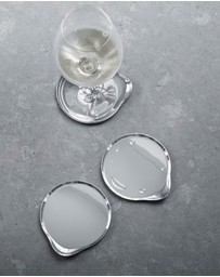 Georg Jensen - Wine & Bar Coasters, 4 Pcs