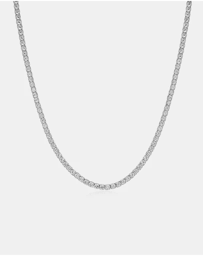 Ania Haie - Silver Classic Tennis Necklace