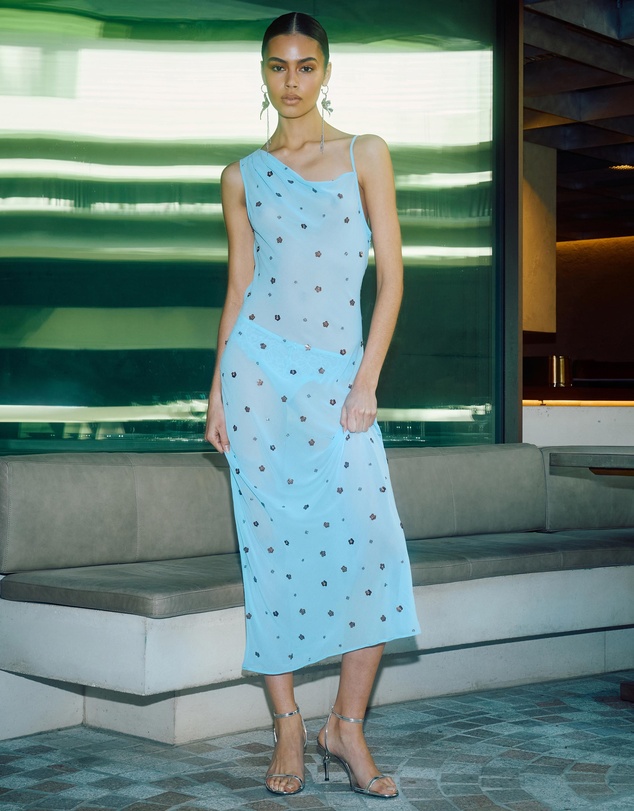 Lover - Amelie Sequin Maxi Dress
