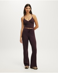 Cotton On Body Active - Ultra Soft Tie Front Wide Leg Pant