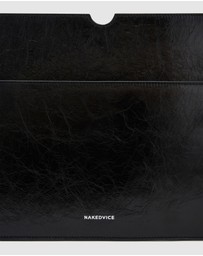 Nakedvice - The Bass Black Silver Laptop Sleeve