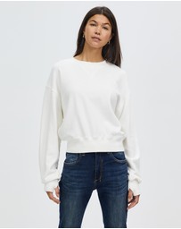 DRICOPER DENIM - Gemma Ivory Loose Sweats