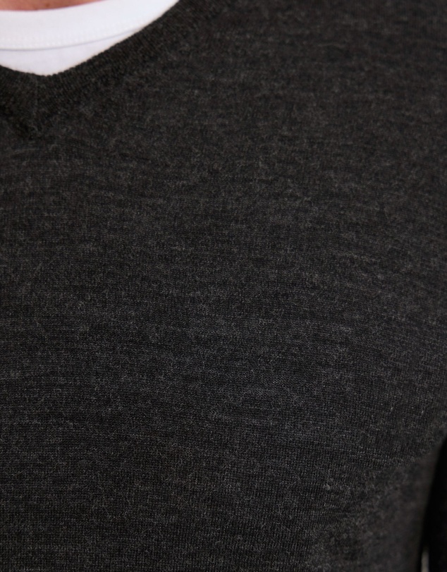 Oxford - Basic V-Neck Pure Wool Pullover