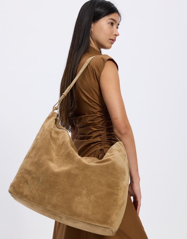 Emporio Armani - Hobo Xl Crosta Sfoderata - Hobo Xl Unlined Suede