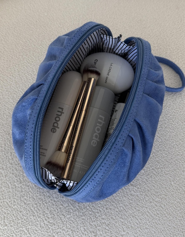 Louenhide - Sarski Suedette Makeup Bag