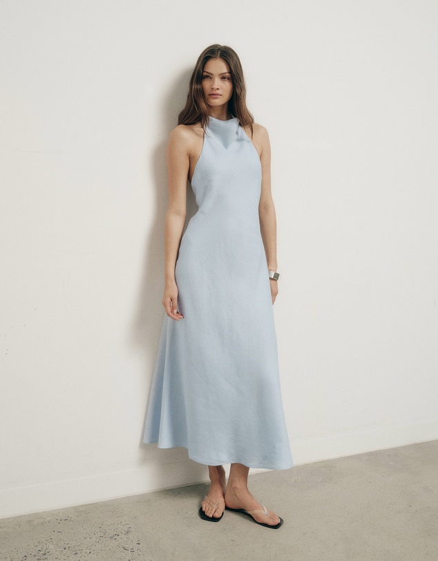 Halter Drape Dress by Witchery Online | THE ICONIC