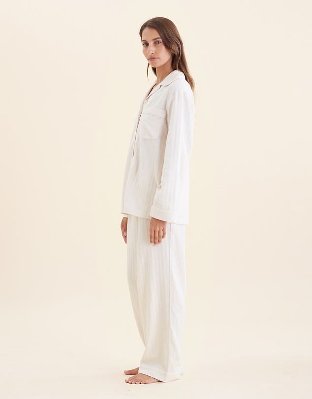 Papinelle - Super Soft Brushed Herringbone PJ