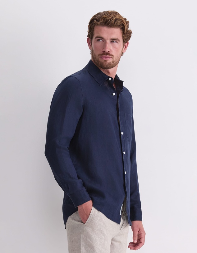 Sportscraft - Long Sleeve Linen Shirt